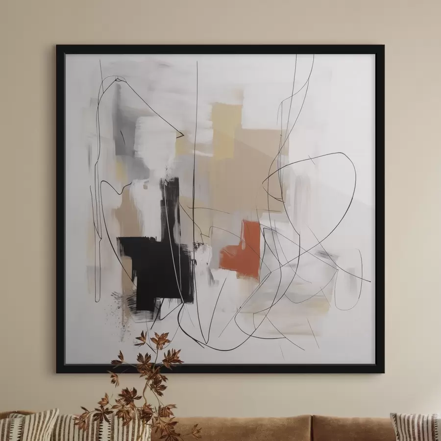 Fotobehang Chaotische abstractie f47723