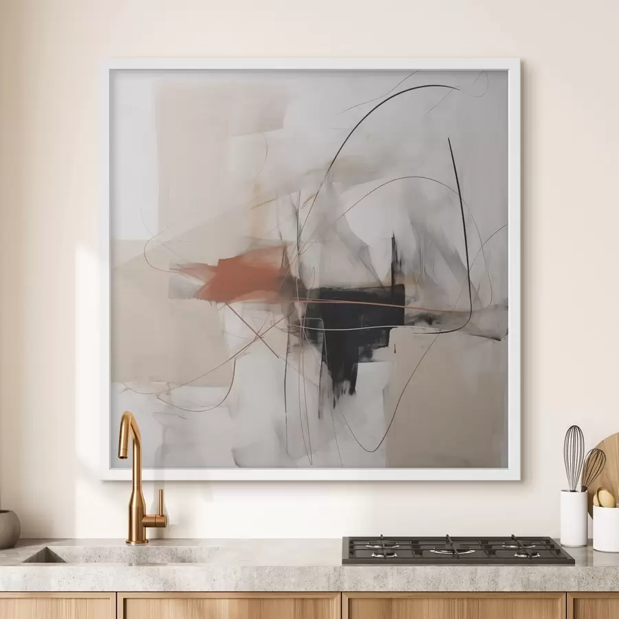 Fotobehang Chaotische abstractie f47724