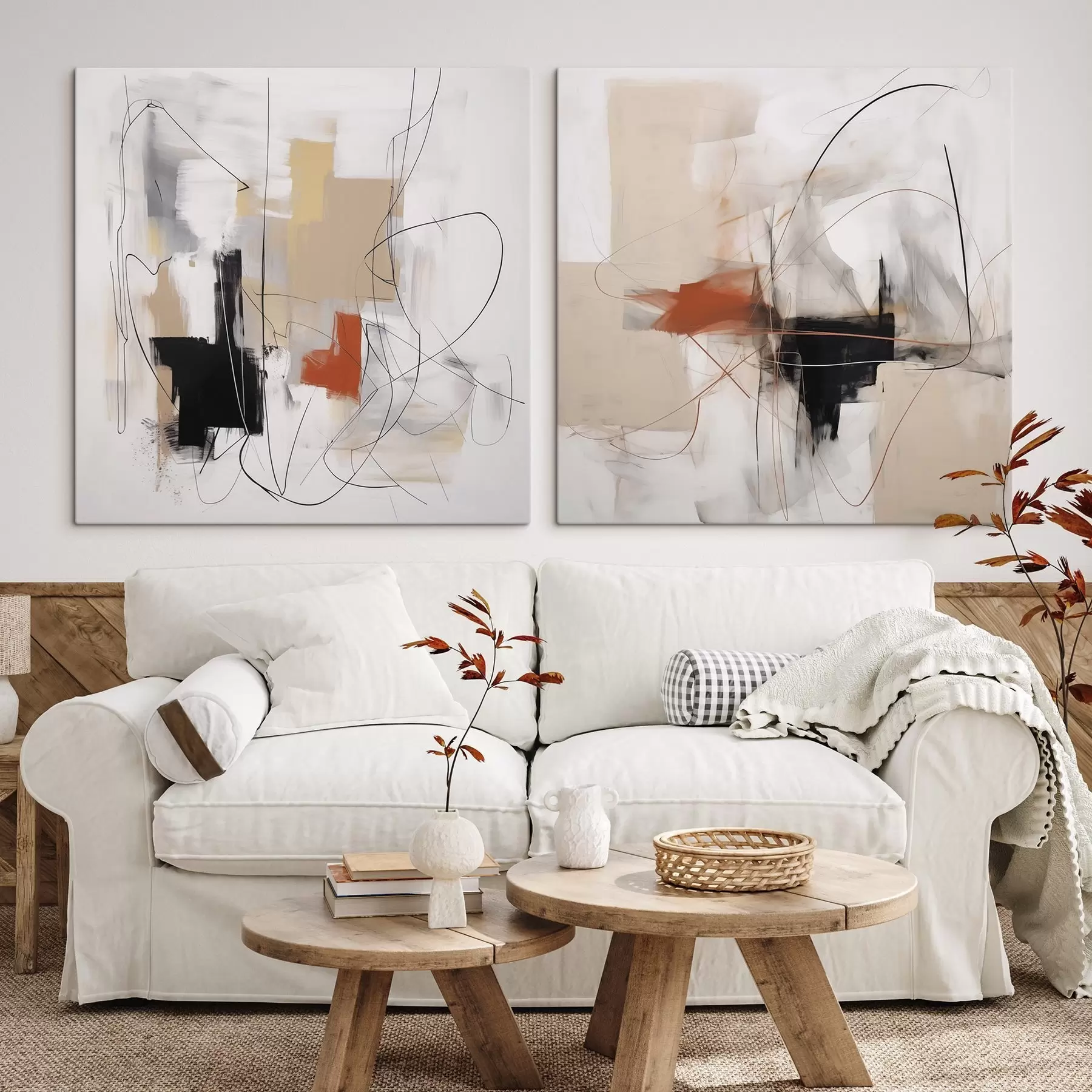  Schilderijen Chaotische abstractie m01296