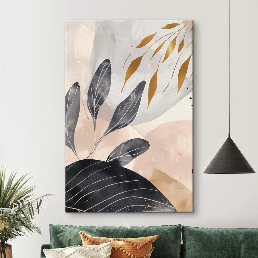  Schilderijen Abstractie van bloemen s47743