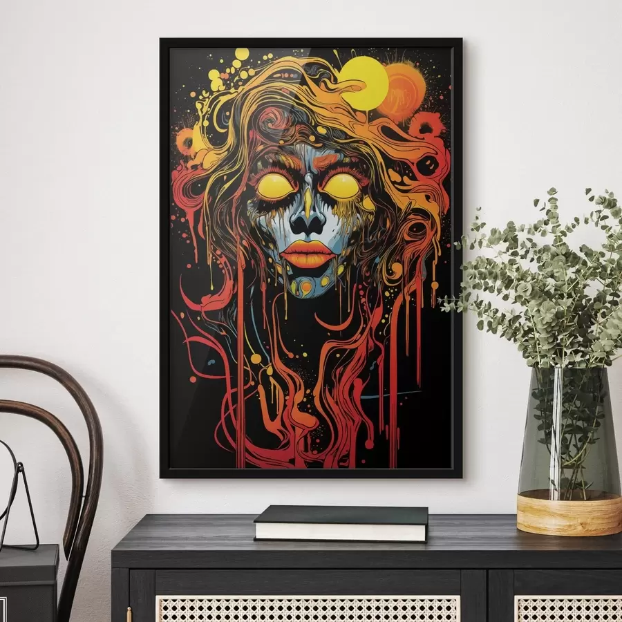 Fotobehang Helder abstract portret f47738