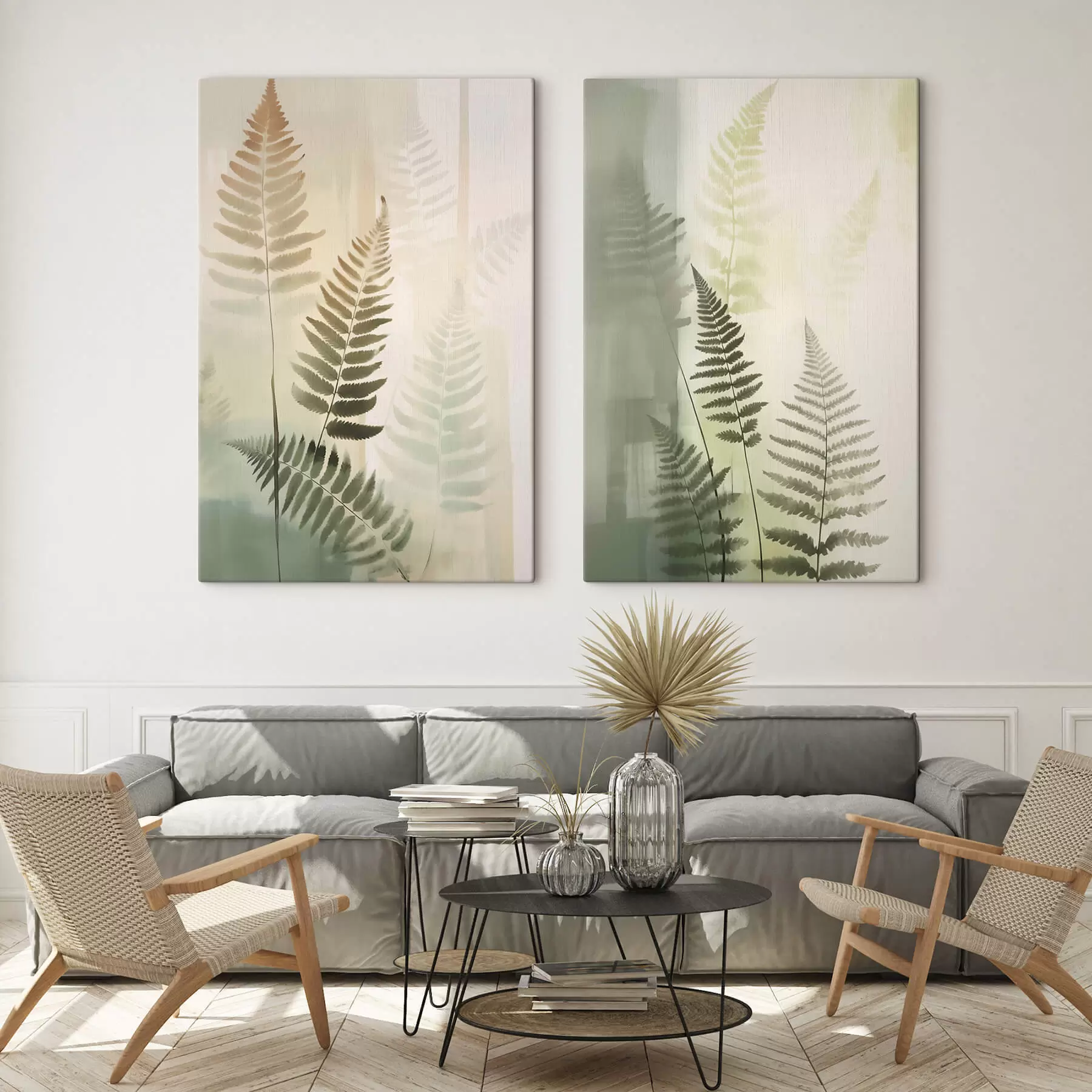  Schilderijen Varen bladeren m01265