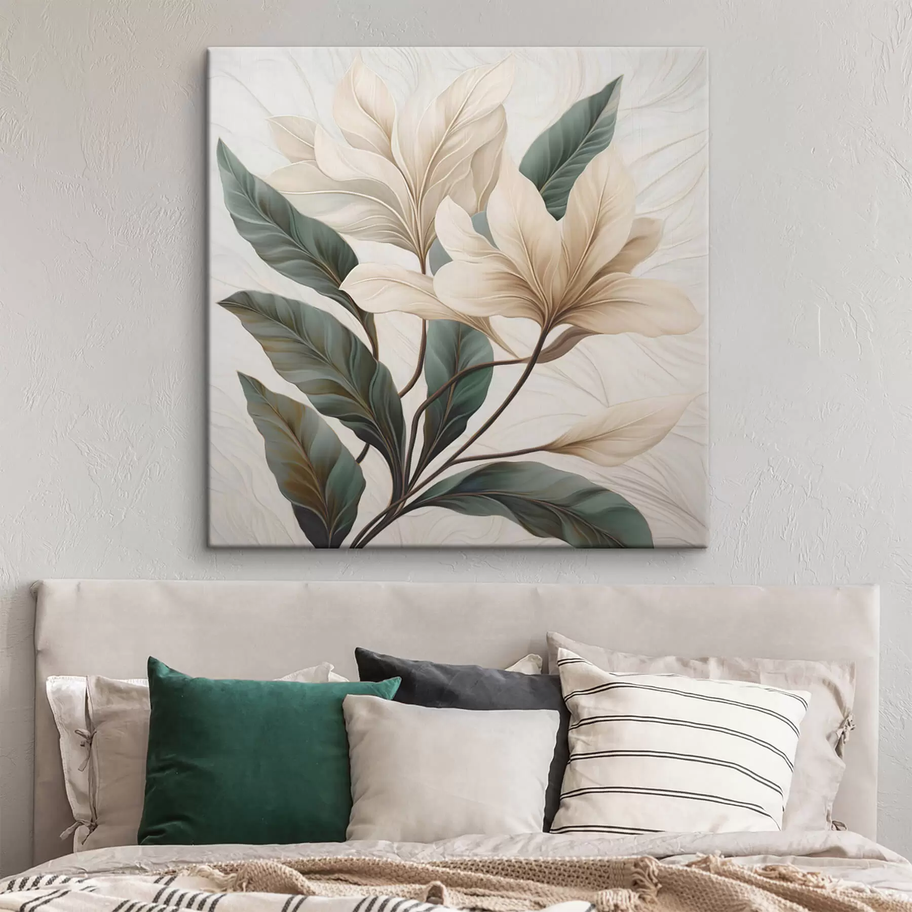  Schilderijen Bloemen met bladeren s47669