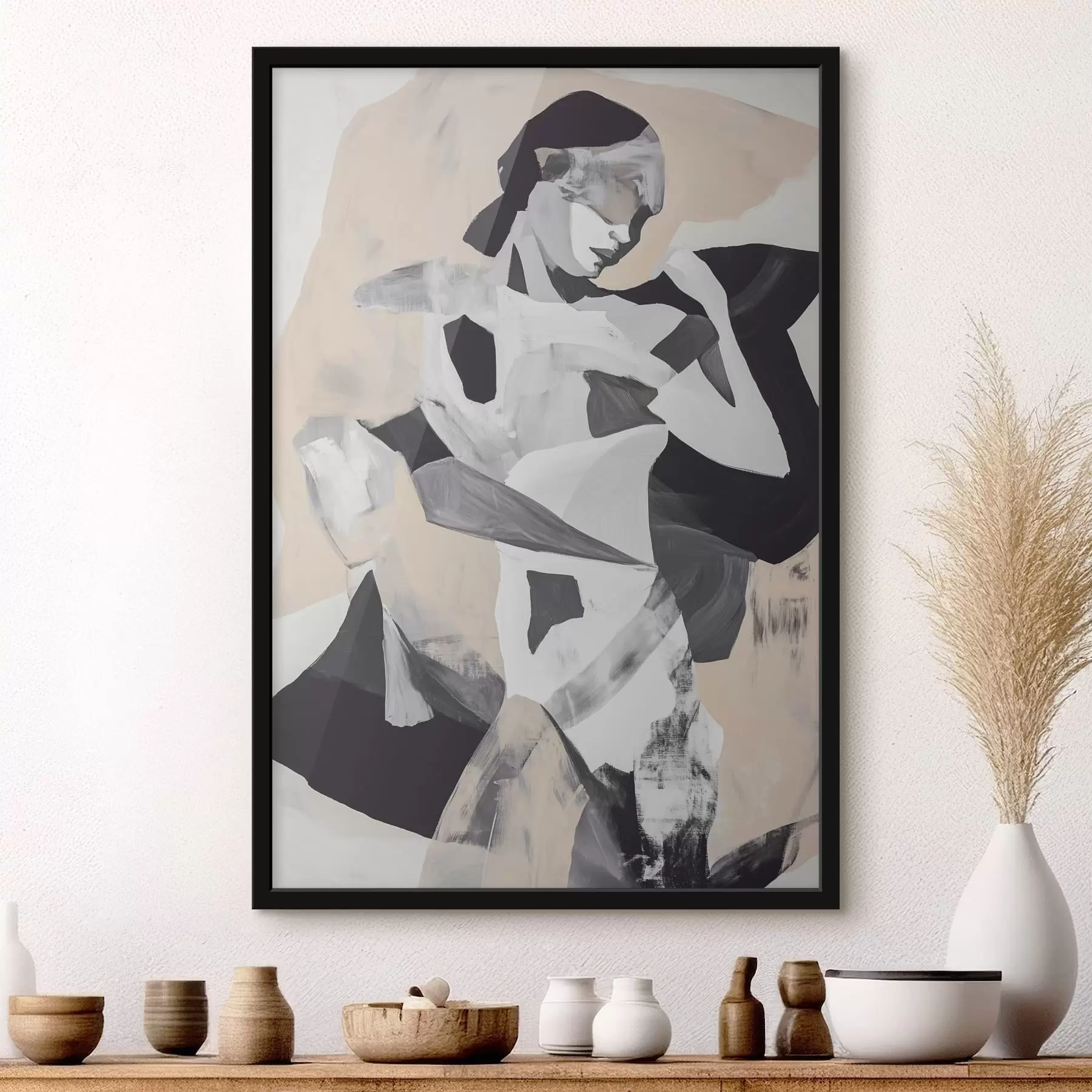  Schilderijen Abstract silhouet f47658