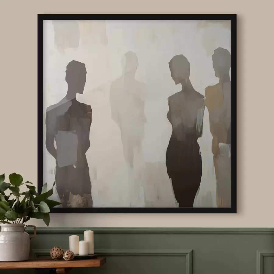 Fotobehang Abstracte silhouetten f47778