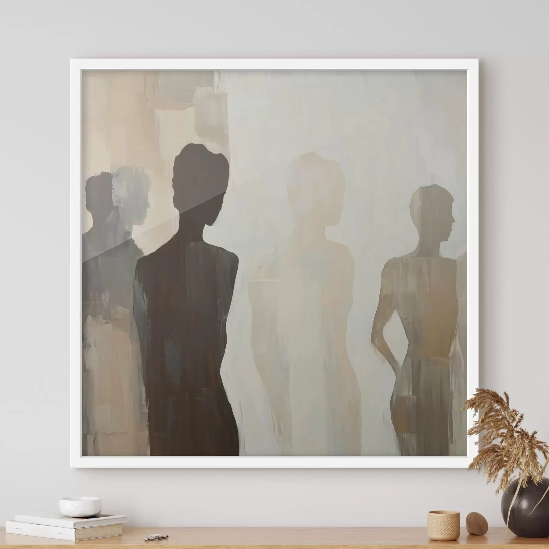 Fotobehang Abstracte silhouetten f47779