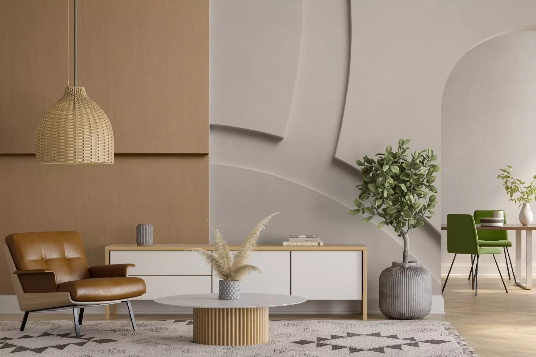 Fotobehang Abstracte samenstelling w05205