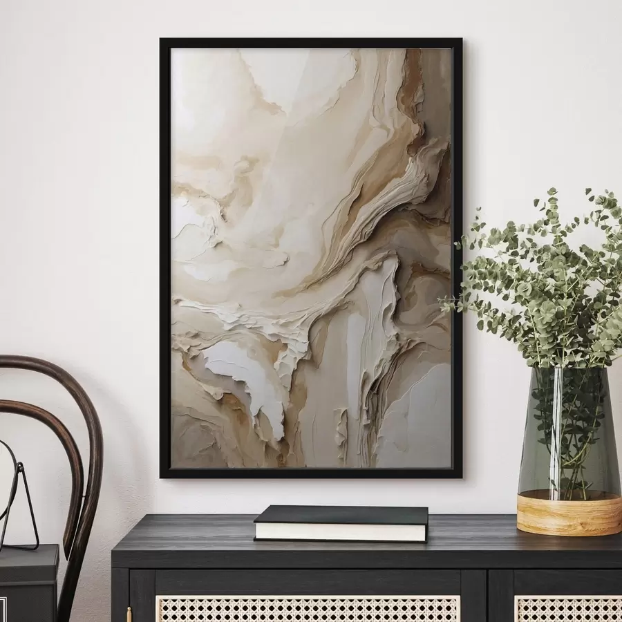 Fotobehang Abstracte gelaagde beige textuur f47269