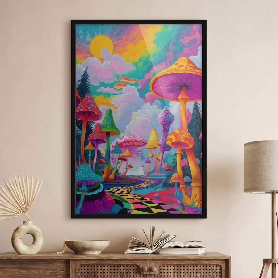 Fotobehang Psychedelica f47793