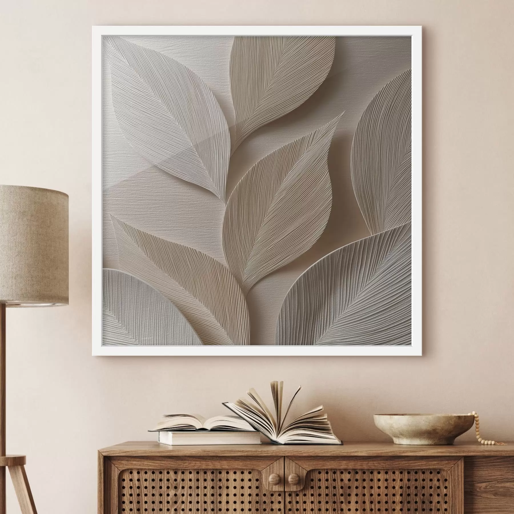 Fotobehang Abstract met bladeren f47794