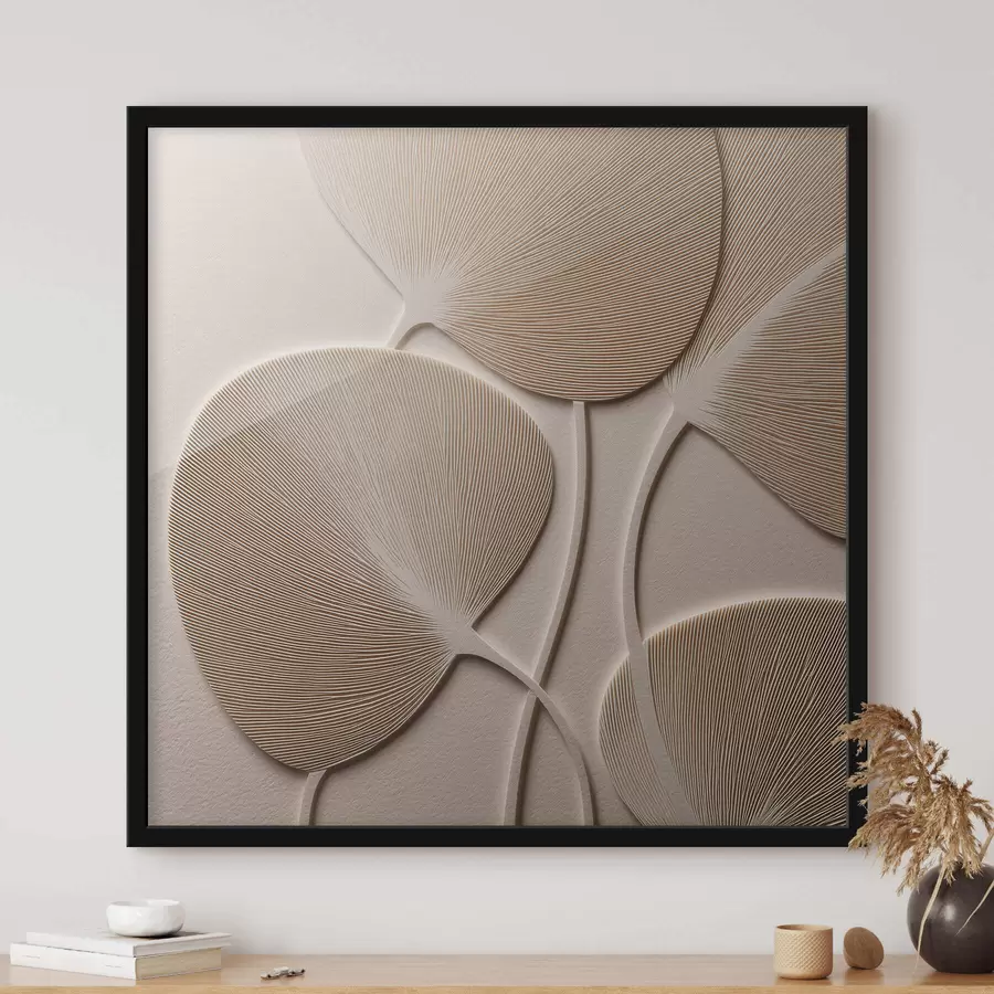 Fotobehang Abstract met bladeren f47795