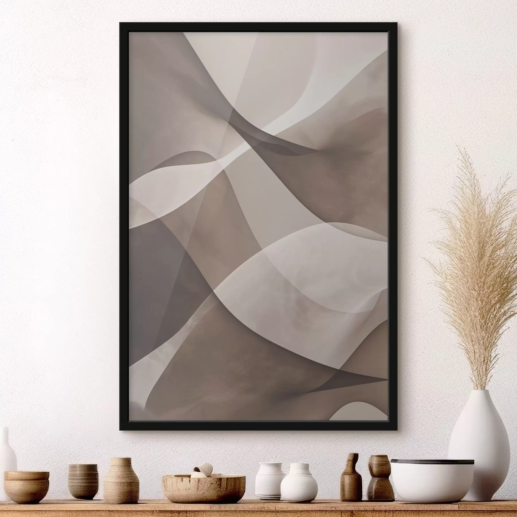 Fotobehang Delicaat doorschijnend abstract f47824