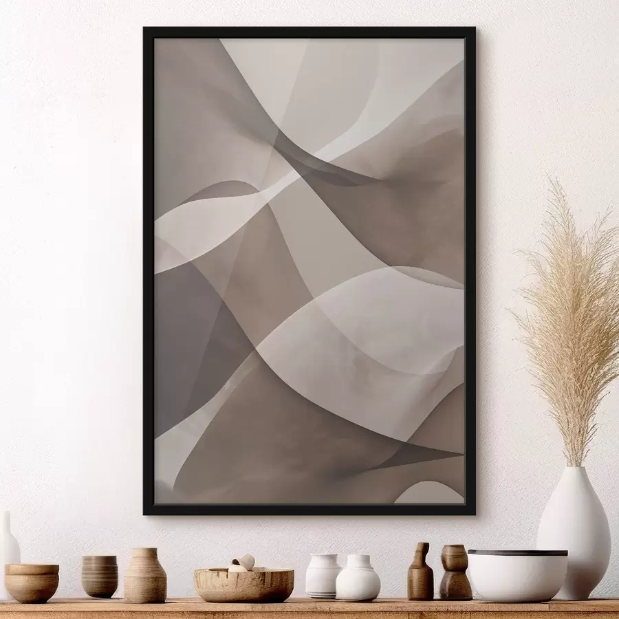 Fotobehang Delicaat doorschijnend abstract f47824