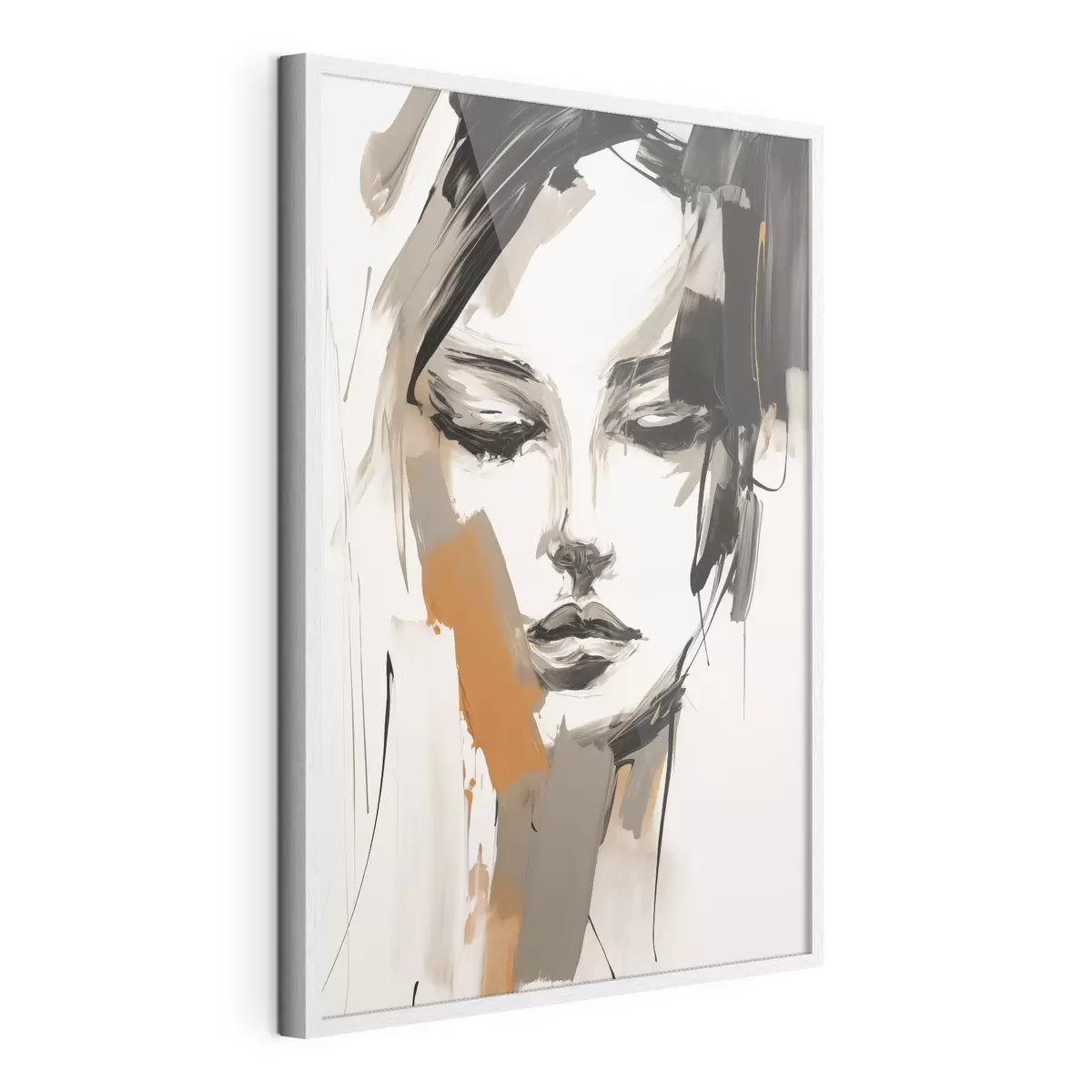 Poster Abstract portret van een meisje f47801