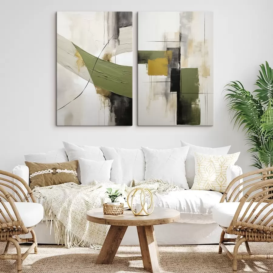 Fotobehang Moderne abstracte compositie m30010