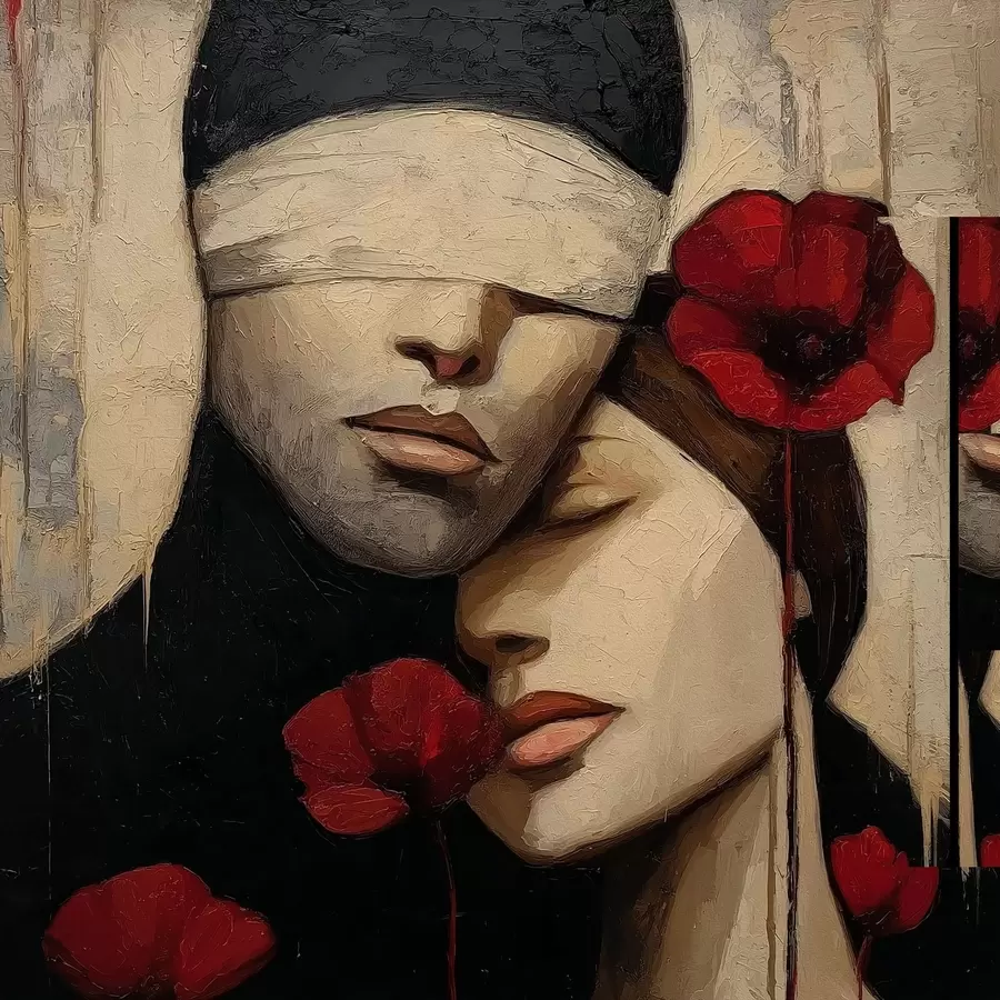 Fotobehang Man en vrouw f47833