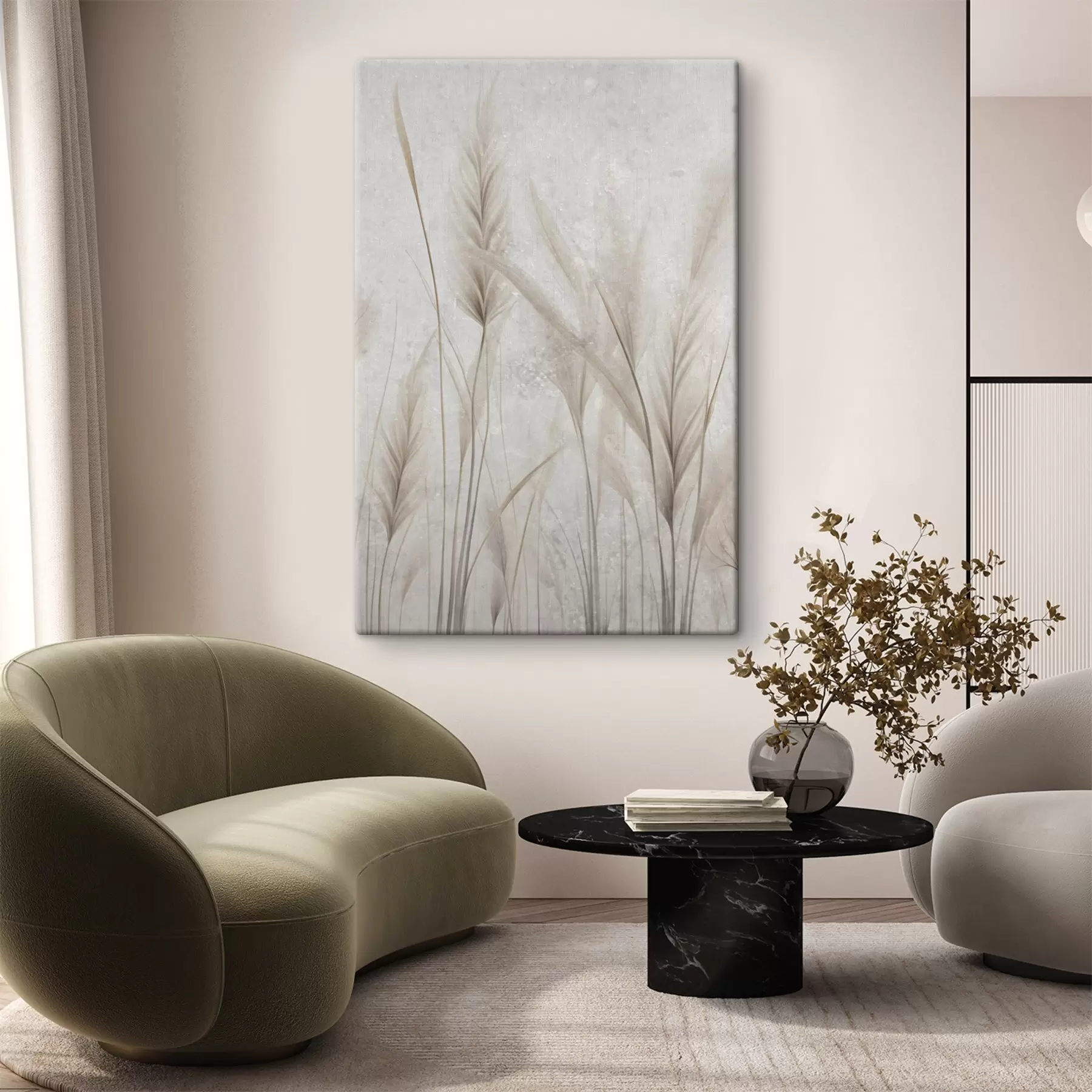  Schilderijen Wilde bloemen op een verouderde achtergrond s47854