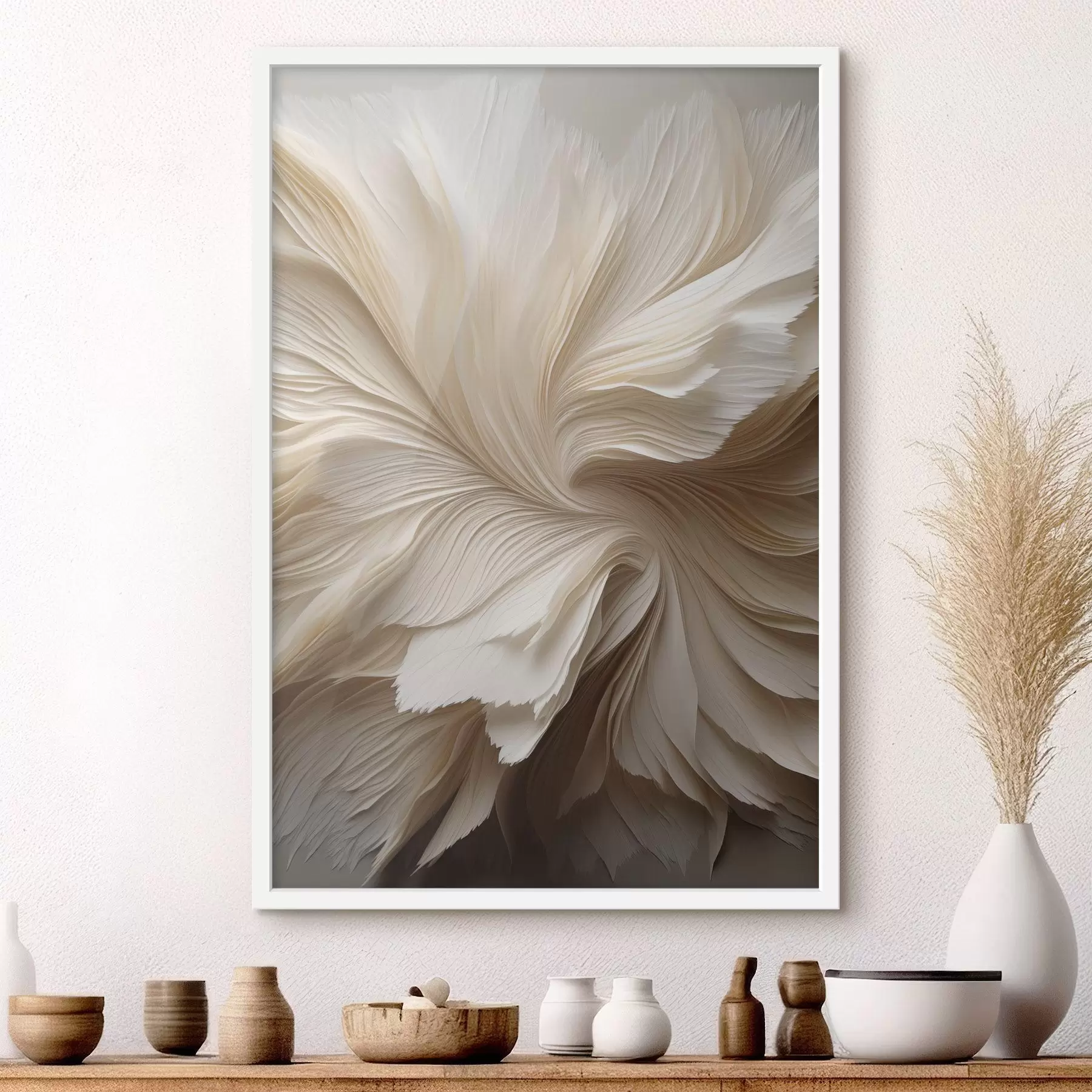 Fotobehang Delicate abstractie f47848