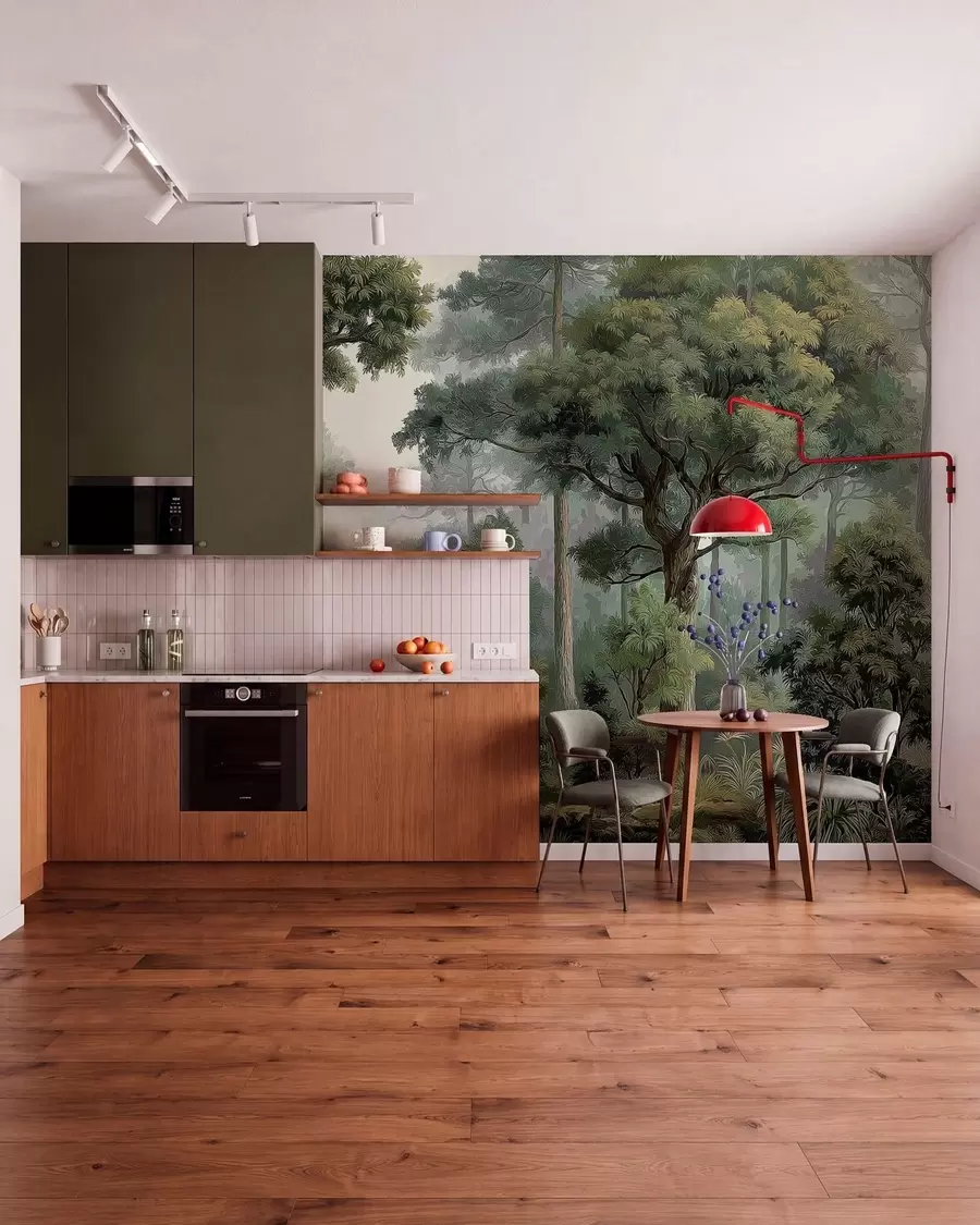 Fotobehang Loofbos w05196
