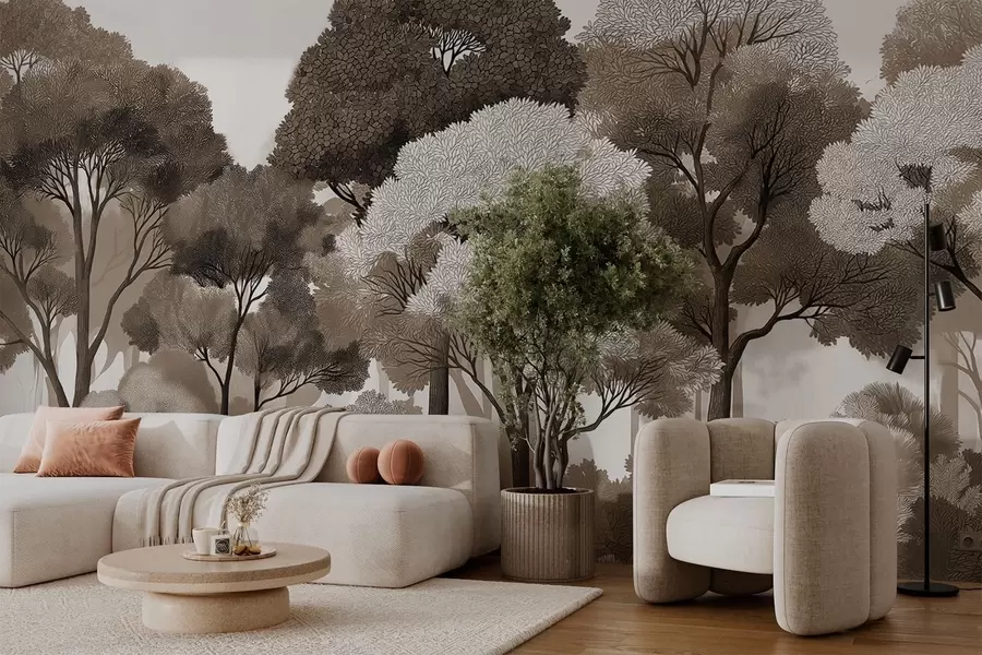 Fotobehang Loofbos w05198v3