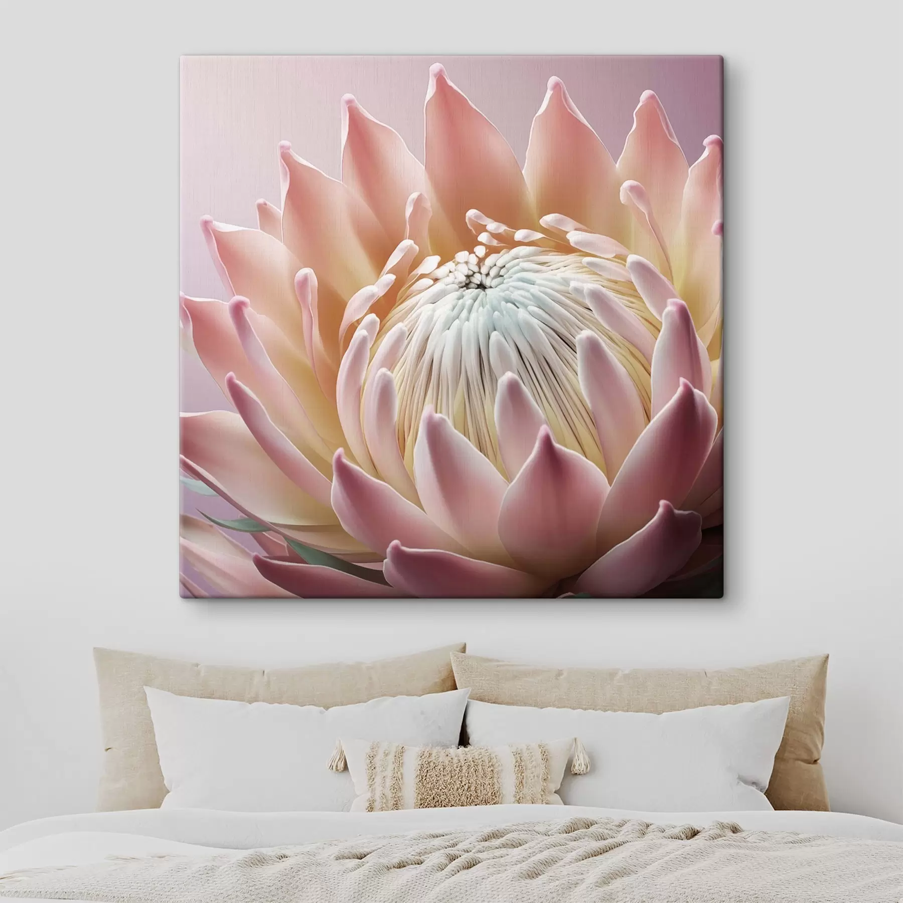 Fotobehang Macro bloem, Protea s47898
