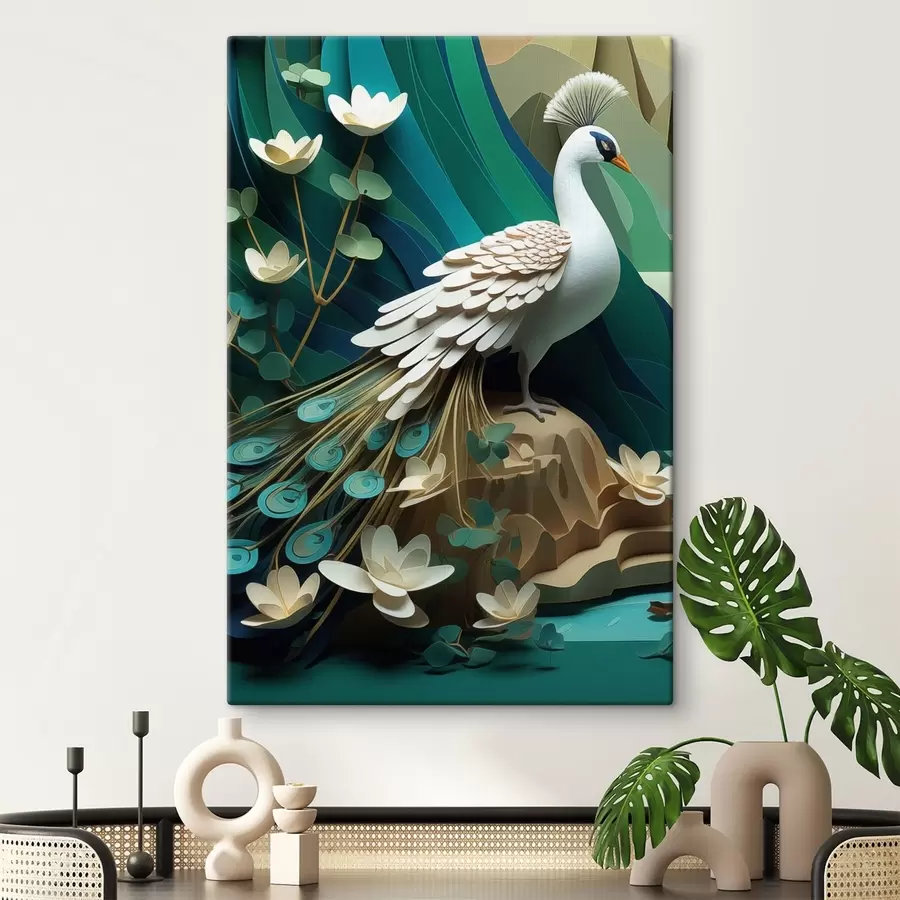  Schilderijen Chique pauw s47900