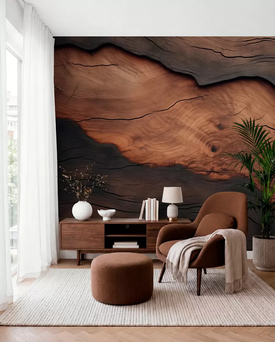 Fotobehang Lagen hout w09705