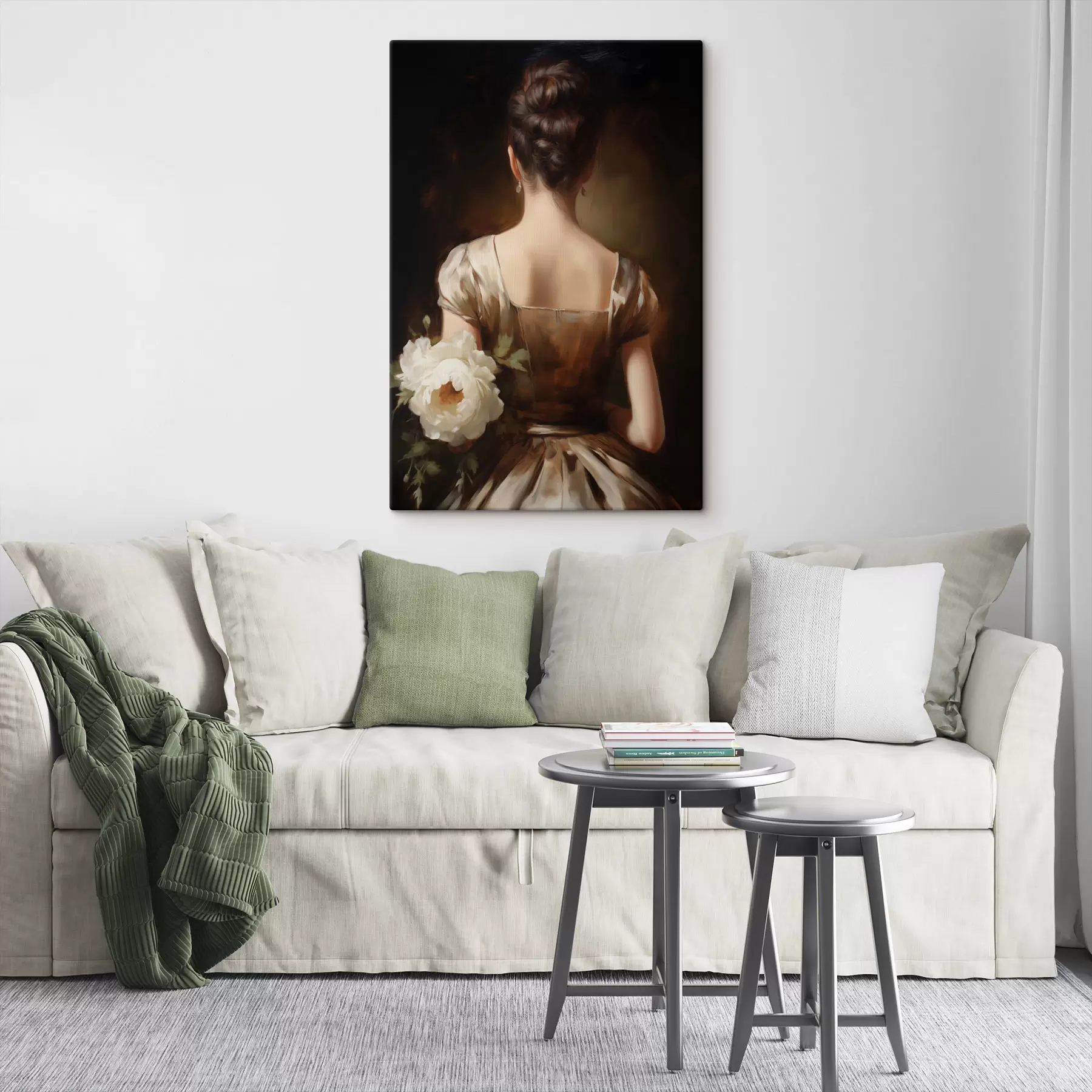  Schilderijen Vrouwelijk portret van achteren s47921