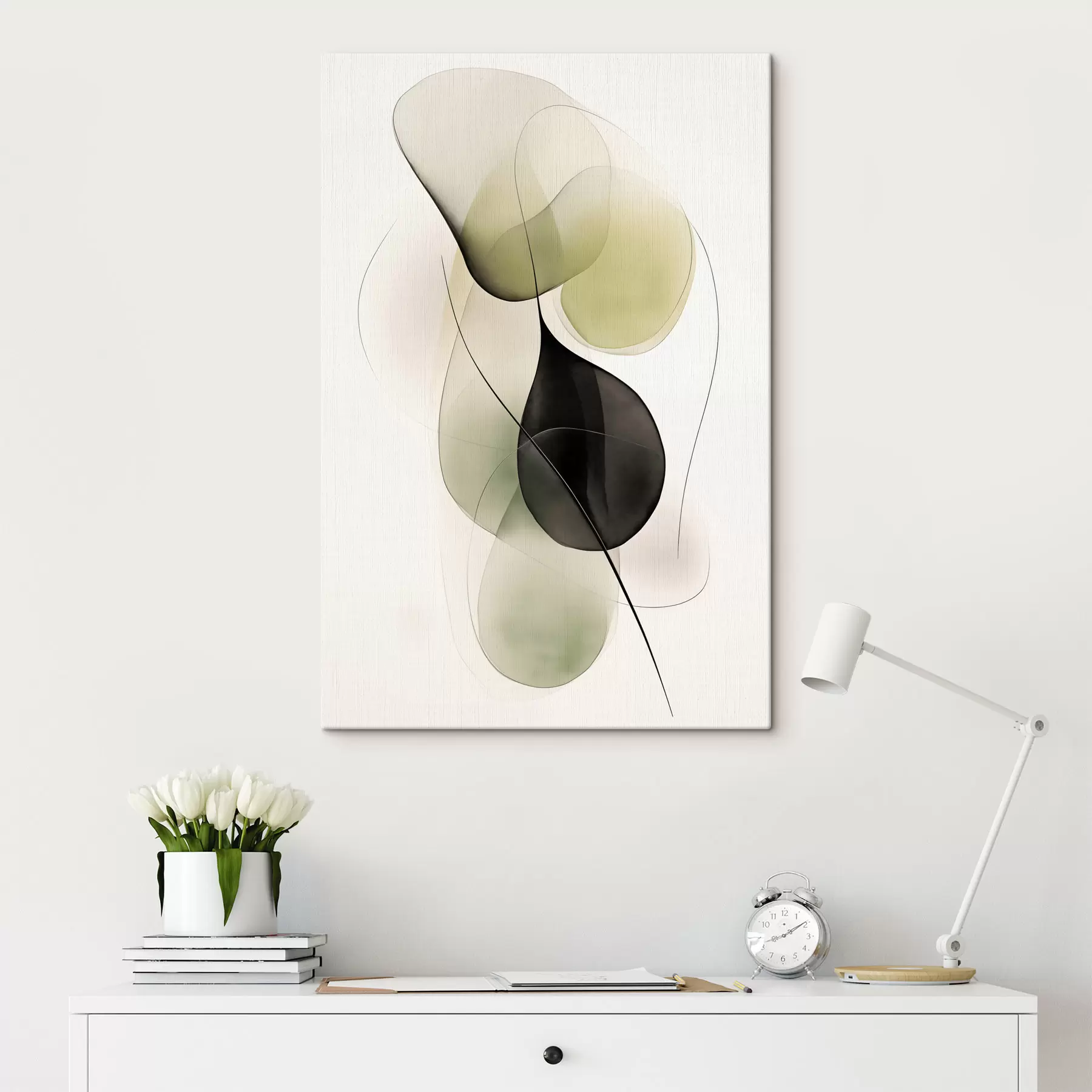 Fotobehang Abstracte lijnen en vormen s47925