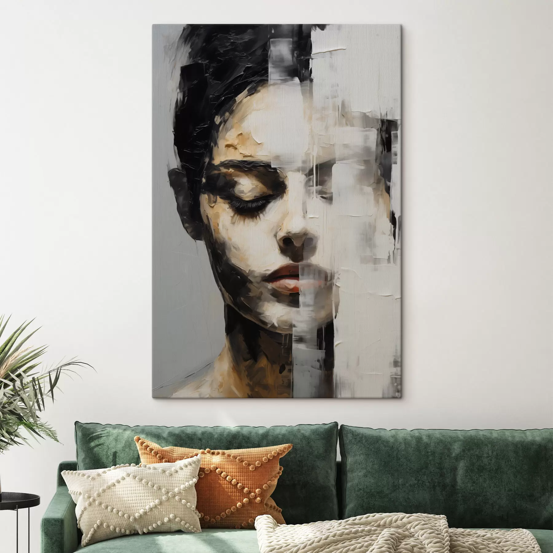  Schilderijen Abstract vrouwenportret s47928