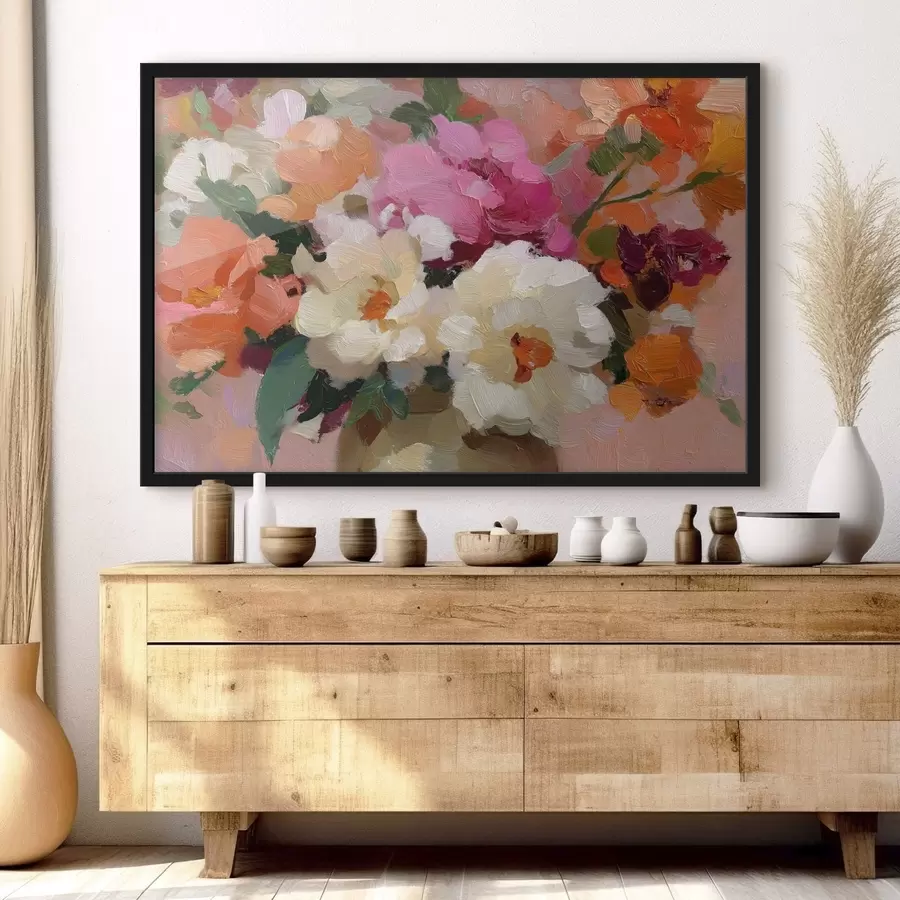 Fotobehang Abstract boeket bloemen f47919