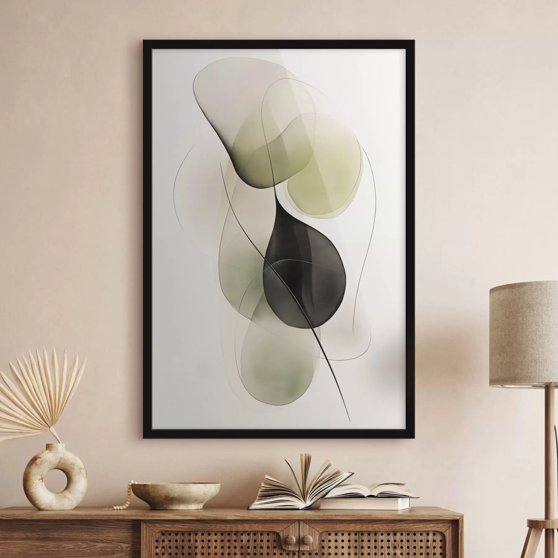 Fotobehang Abstracte lijnen en vormen f47925