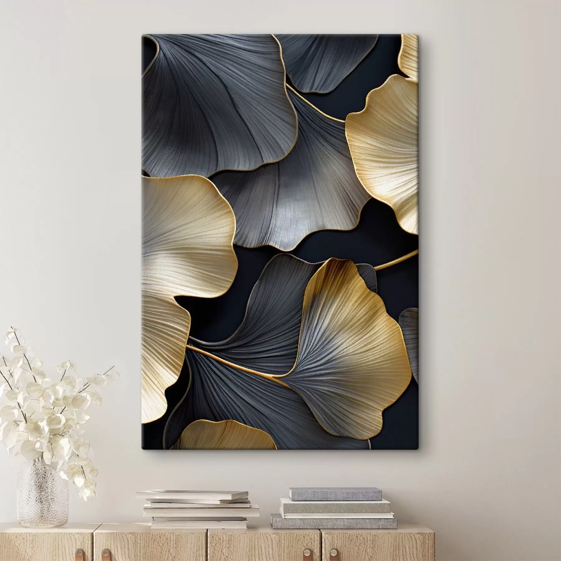  Schilderijen Ginkgobladeren s48006