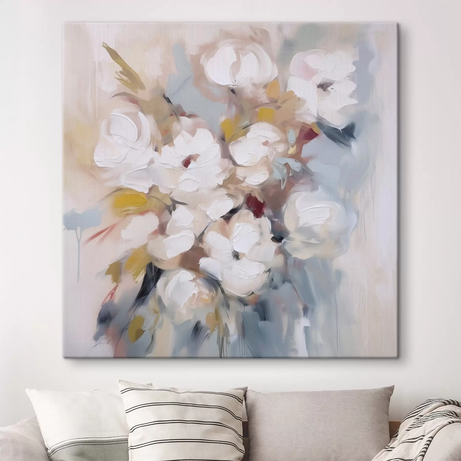  Schilderijen Abstracte bloemen s48046