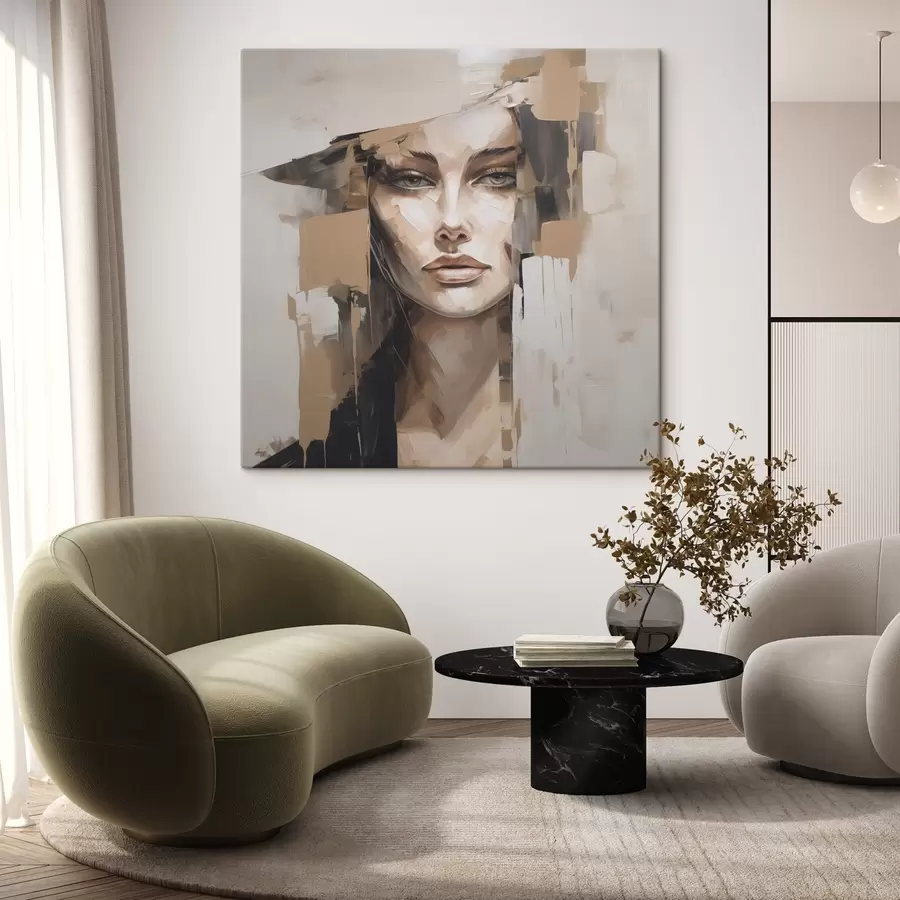  Schilderijen Abstract portret s48051