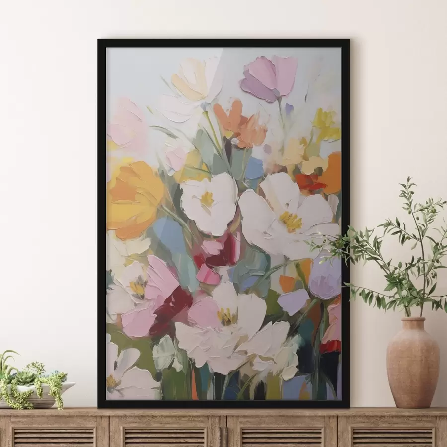 Fotobehang Heldere bloemen f48048