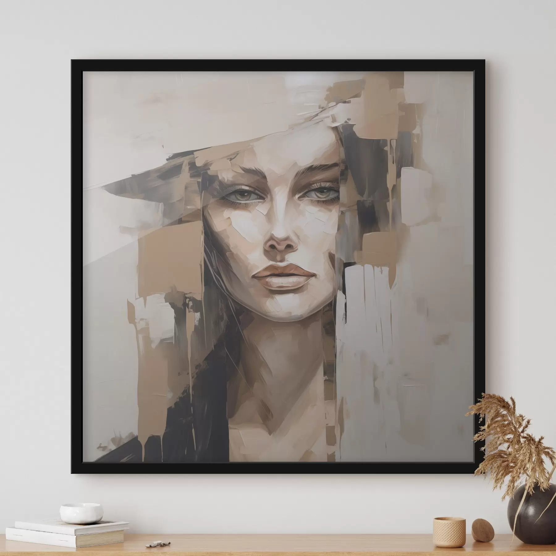 Fotobehang Abstract portret f48051