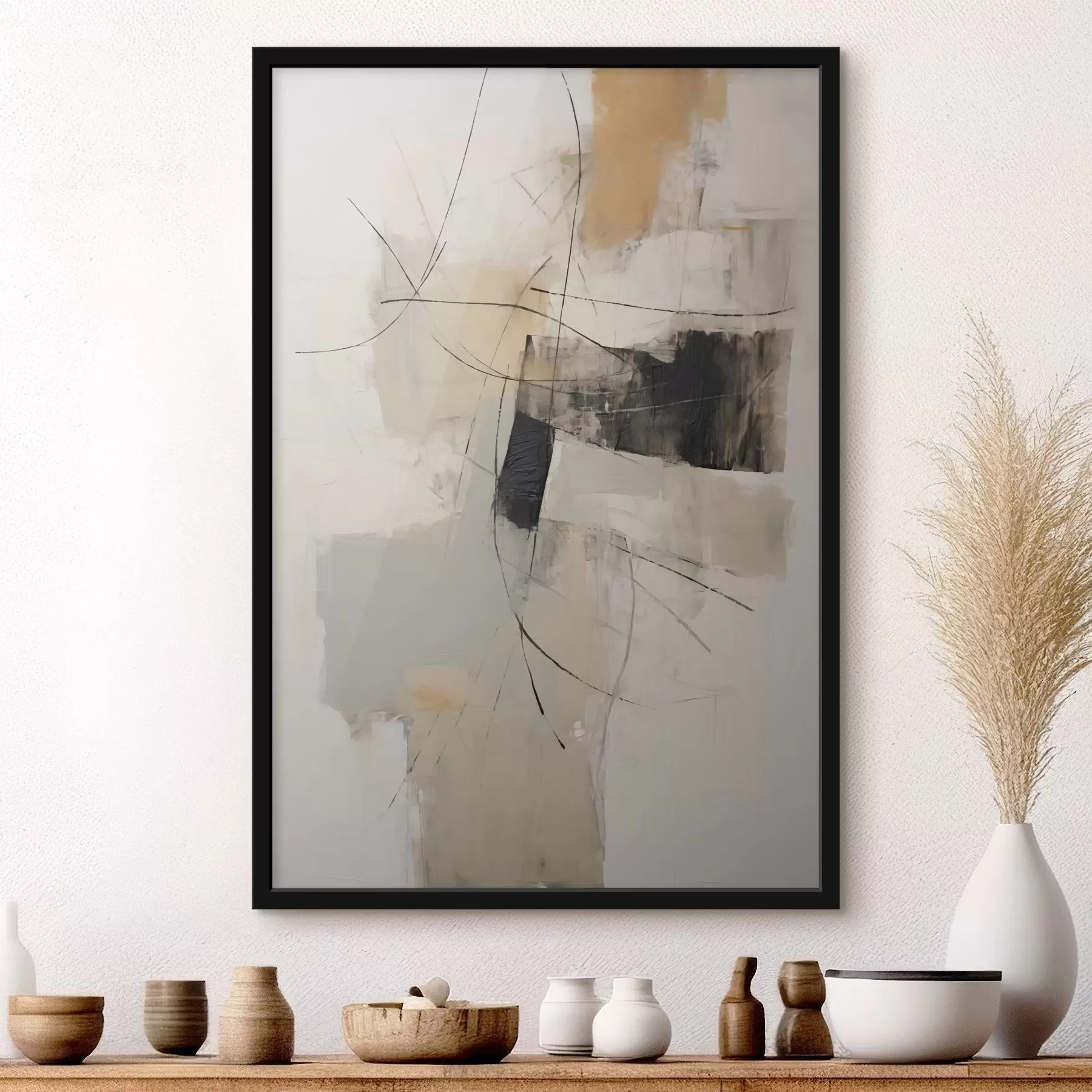 Fotobehang Chaotische abstractie f48054