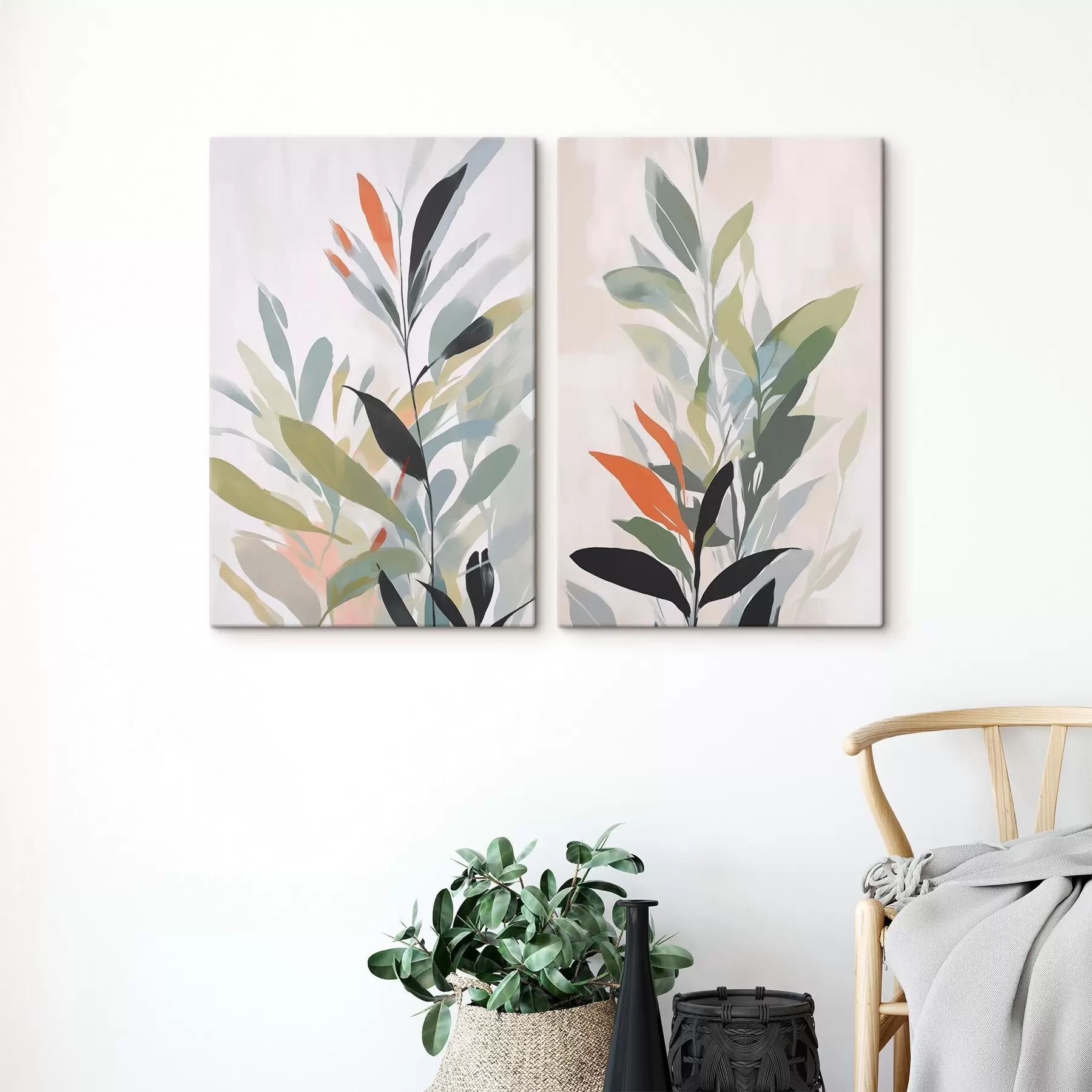  Schilderijen Vegetatie-imitatie van schilderkunst m30077