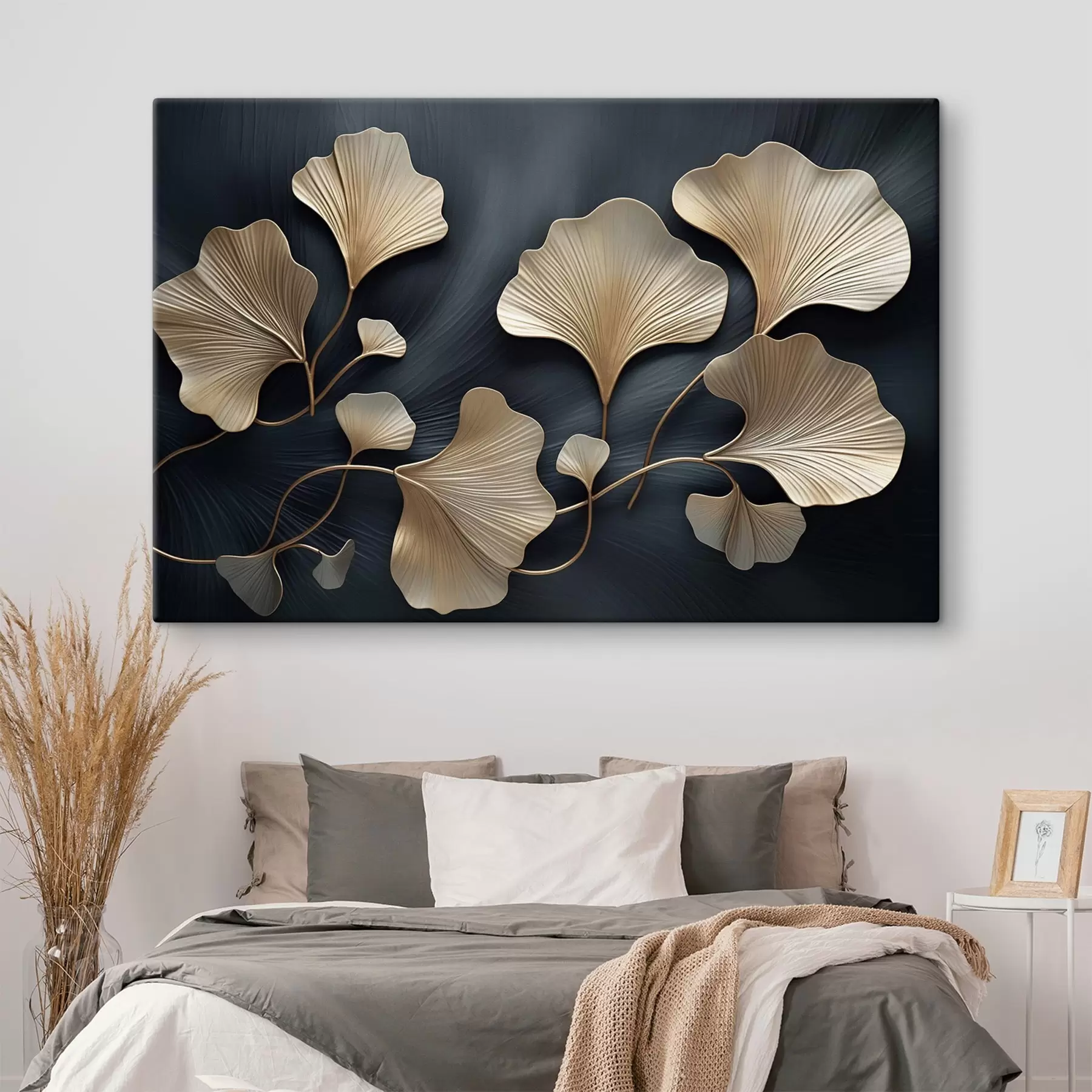 Fotobehang Ginkgobladeren s48109