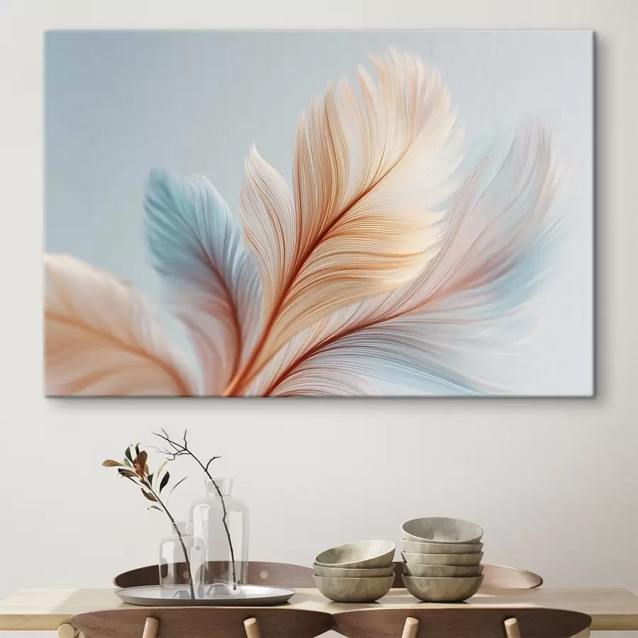  Schilderijen Veelkleurige veren s48110