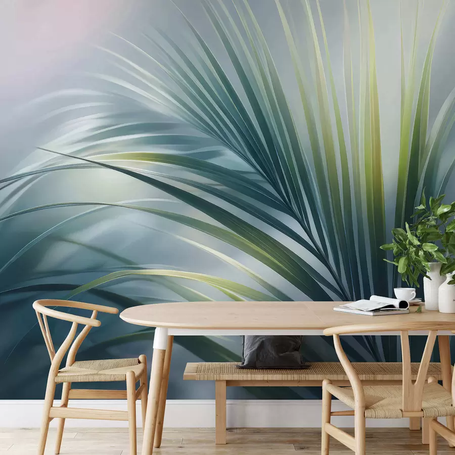 Fotobehang Grote bladeren w05253v1