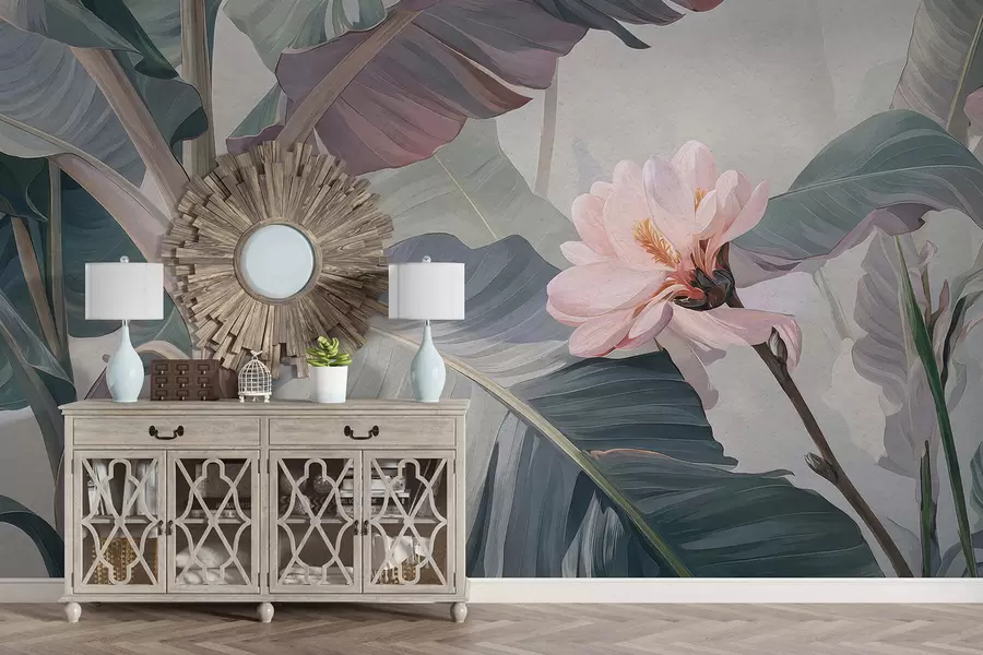 Fotobehang Tropisch landschap w05254