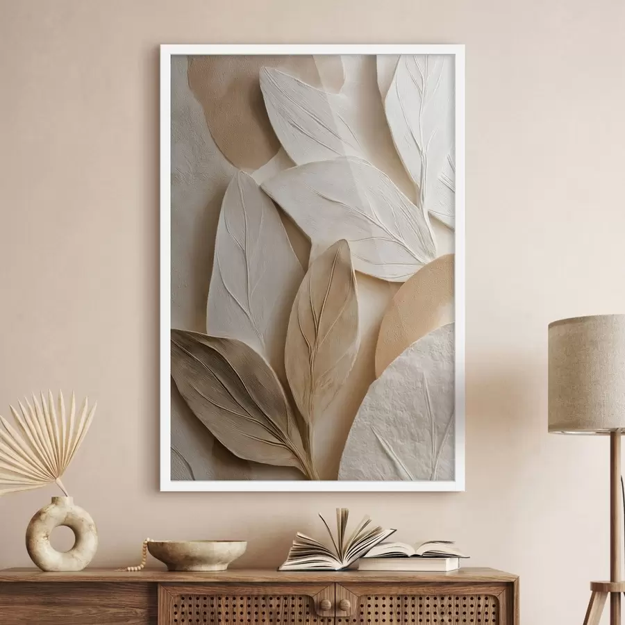 Fotobehang Abstracte bladeren f48123