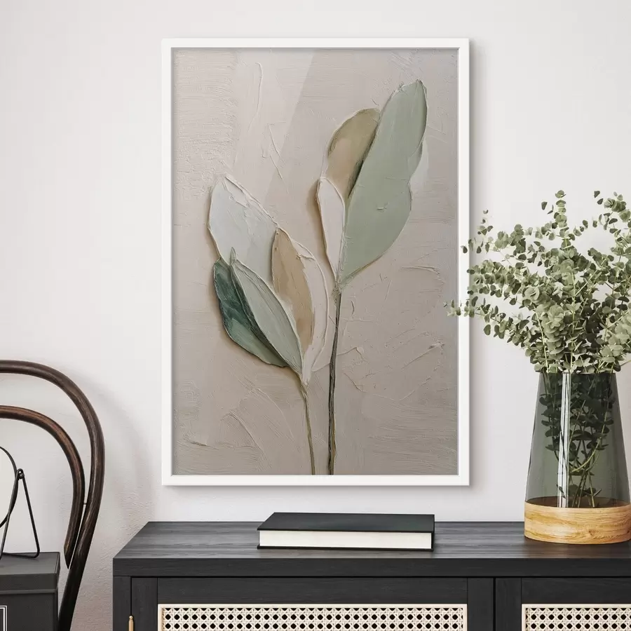 Fotobehang Abstracte bladeren f48129