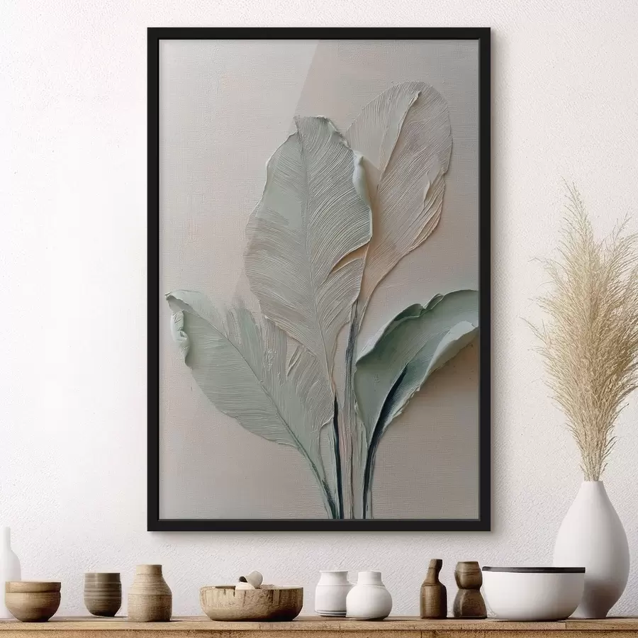 Fotobehang Abstracte bladeren f48130