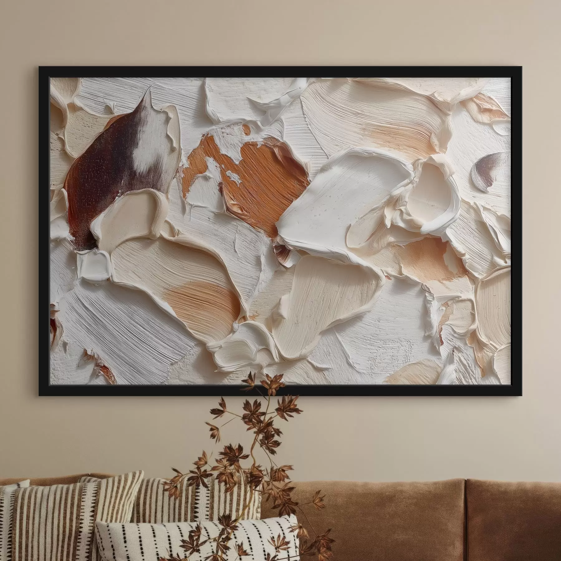 Fotobehang Penseelstreken f48141