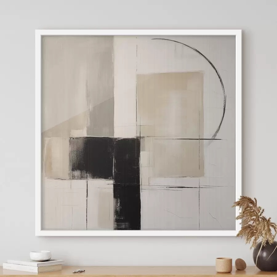 Fotobehang moderne abstracte geometrische schilderkunst f48072