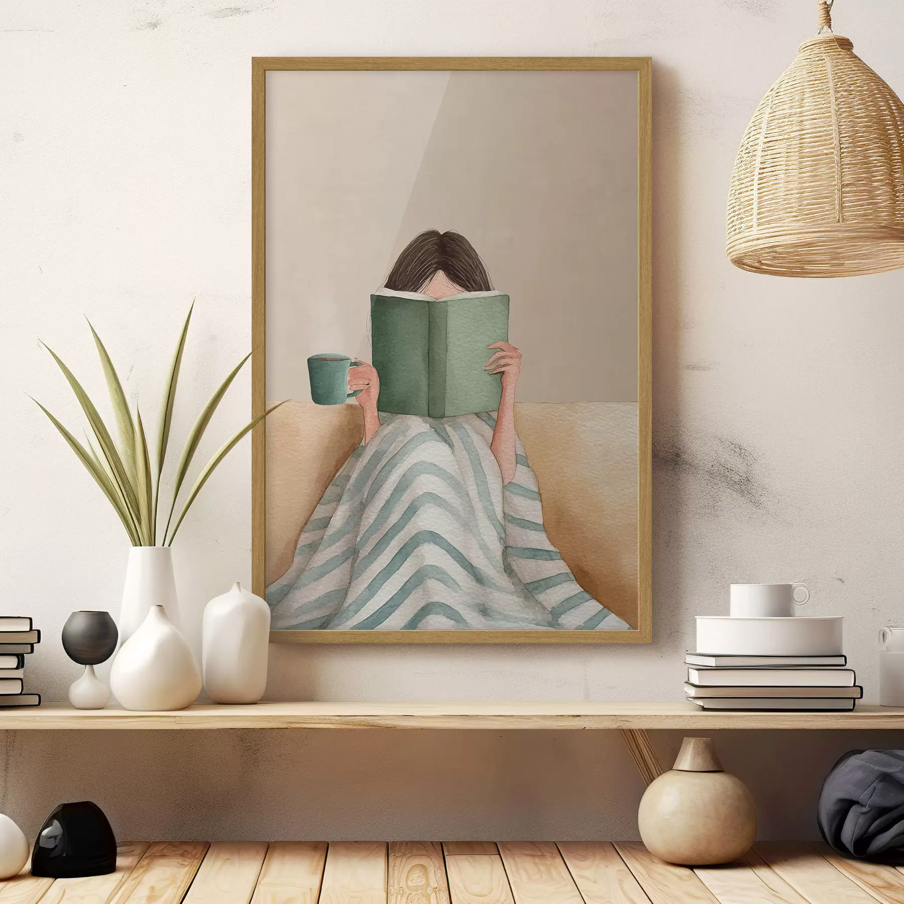 Fotobehang Het groene boek f48114