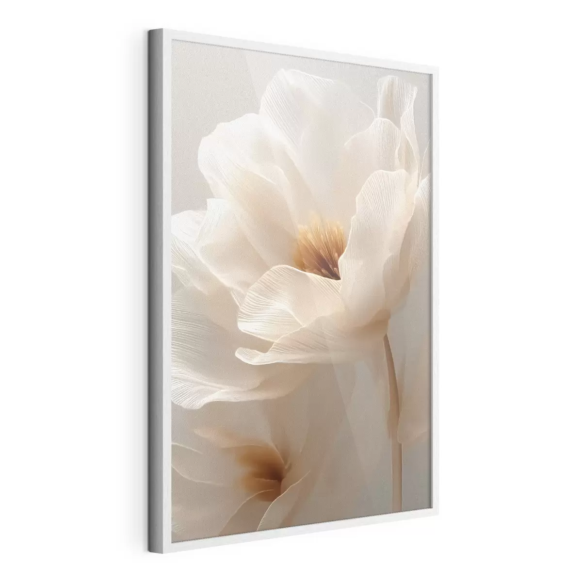Poster macro bloemcompositie in warme  tinten f48121